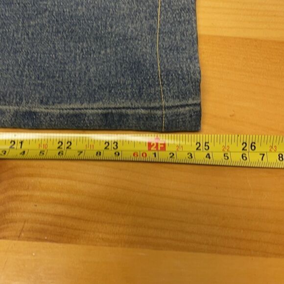 Vintage-Looking Together Floral Embroidered Blue Jeans Size 16 - Picture 5 of 6